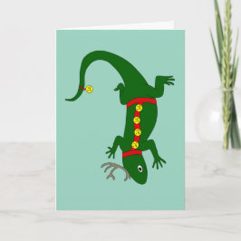 Lizard Christmas Card シーズンカード