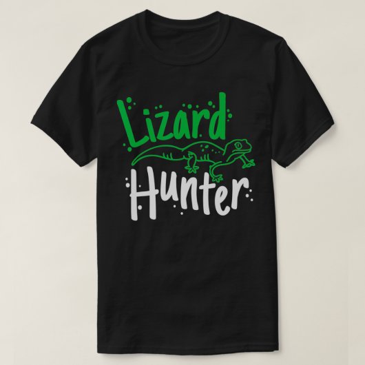 Lizard Hunter  Anole Reptile3  Tシャツ (デザイン正面)