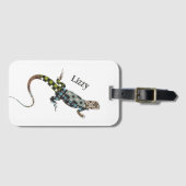 Lizard Luggage Tag ラゲッジタグ (正面横)
