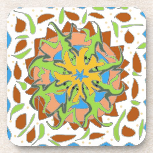 Lizard Mandala コースター (正面)
