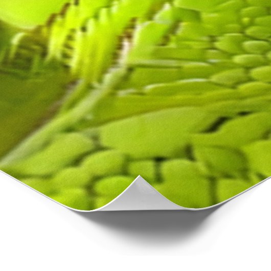 Lizard Skinned Abstract ポスター (角)