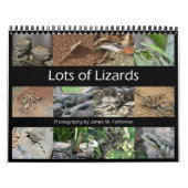 Lizards Wall Calendar by J.W. Fathree. カレンダー (カバー)