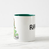 Lizillaの大きいマグ ツートーンマグカップ (中央)