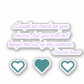 Lizzie Bennetノートパソコンステッカー シール (正面)