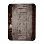 Lizzie Borden墓標 – 秋川, MA マグネット (縦)