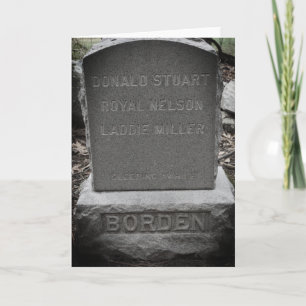 Lizzie Borden - Donald Stuart、Laddie Miller、Dougs カード