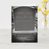 Lizzie Borden - Donald Stuart、Laddie Miller、Dougs カード (黄色い花)