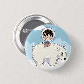 Lizzyおよびつや消し 缶バッジ (正面&裏面)