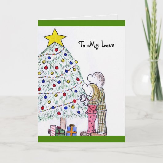 Lizzyの人々が私の愛のカードにクリスマスを祝う シーズンカード (正面)