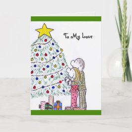 Lizzyの人々が私の愛のカードにクリスマスを祝う シーズンカード