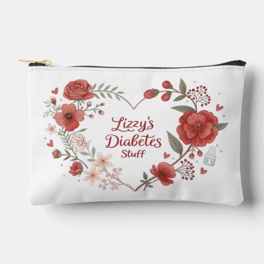 Lizzy's Diabetes Stuff アクセサリーポーチ (正面)