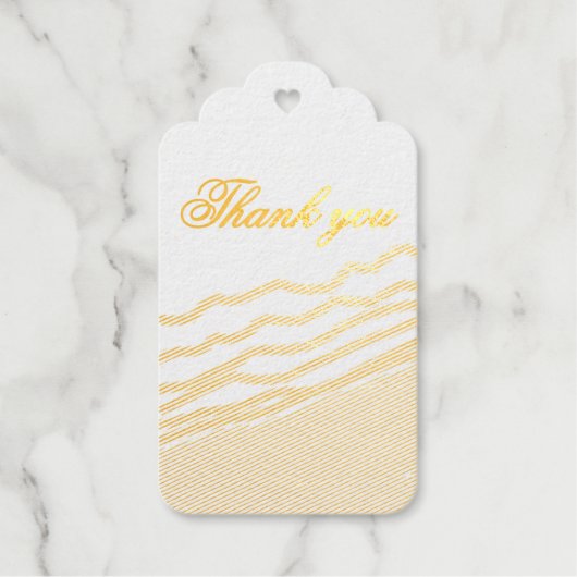 LJモノグラムエレガントビーチ結婚式 ギフトタグ (正面)