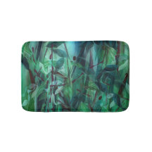 LJBのペンキによるタケデザインの浴室のマット