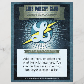 LJHS親クラブフライヤーフルカラー チラシ