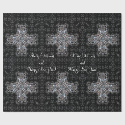 LJPの十字のエレガントカスタマイズ ラッピングペーパー (フラット)