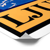 Ljubljana ポスター (角)