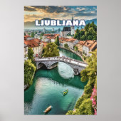 Ljubljana, joyau slovène ポスター (正面)