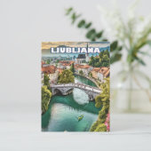 Ljubljana, joyau slovène ポストカード (スタンド正面)