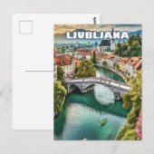 Ljubljana, joyau slovène ポストカード (正面/裏面)