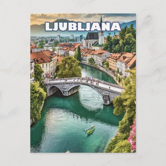 Ljubljana, joyau slovène ポストカード (正面)
