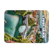 Ljubljana, joyau slovène マグネット (横)