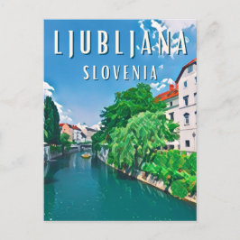Ljubljana, perle de la Slovénie ポストカード