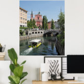 Ljubljana Slovenia ポスター (ホームオフィス)