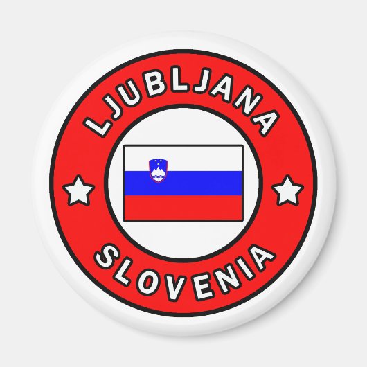 Ljubljana Slovenia マグネット (正面)