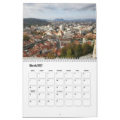 Ljubljana-Slovenia Calendar カレンダー (3月 2027)