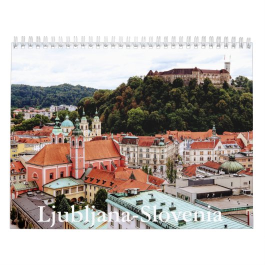 Ljubljana-Slovenia Calendar カレンダー (カバー)
