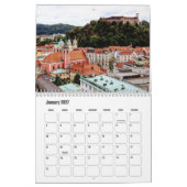 Ljubljana-Slovenia Calendar カレンダー (1月 2027)