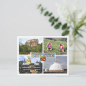 LKシギリヤ – ゴールデンテンプル – ダンブッラ – ストゥーパ ポストカード (スタンド正面)