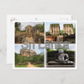LKスリランカ – ポストカード (正面/裏面)