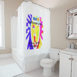 LK Signature Shower Curtain Bold Daily Inspiration シャワーカーテン