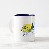 LKNOのコントラストのマグ ツートーンマグカップ (正面左)