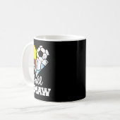 Ll Memaw Funny Soccer Footll Softll Volleyll Playe コーヒーマグカップ (正面左)