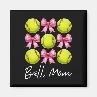 Ll Mom Softll Mom Mama Mother's Day Pink Coquette  マグネット