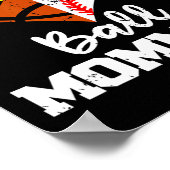Ll Mommom Soccer Sell Softll Sketll Mommom  ポスター (角)