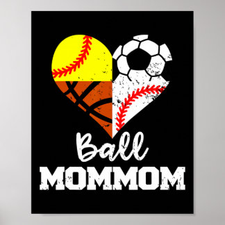 Ll Mommom Soccer Sell Softll Sketll Mommom  ポスター