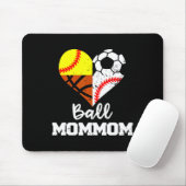 Ll Mommom Soccer Sell Softll Sketll Mommom  マウスパッド (マウス)