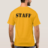 LLAスタッフワークTシャツ（薄いカラーシャツ） Tシャツ (裏面)