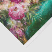 Llamaお洒落 in Green Tutu Decompage 薄葉紙 (詳細)