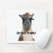 llama1は、働くことを戻ります!! マウスパッド (マウス)