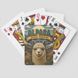Llama Alpaca Andean Highlands POPCUT トランプ