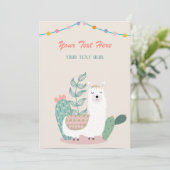 Llama Any Event  参加のお誘い 招待状 (スタンド正面)