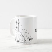 Llama Be Me Non-Branded Mug コーヒーマグカップ (正面左)