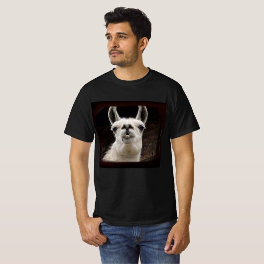 Llama Drama – Ich hab dich im Blick Tシャツ (正面フル)