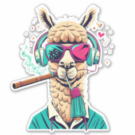 Llama Explore Our Adorable Llamaステッカー集 シール