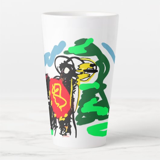 Llama fun カフェラテマグ (正面)