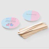 Llama Genderが赤ちゃんシャワーのハンドファンを明らかにする ハンドファン (組立なし)